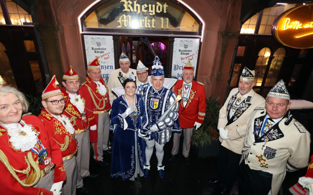 Eröffnung der Prinzenburg im Ratskeller Rheydt am 10.01.2025