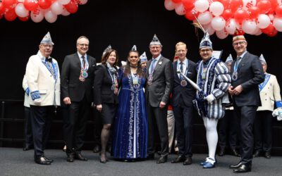 Prinzenpaar-Empfang in der Stadtsparkasse Mönchengladbach