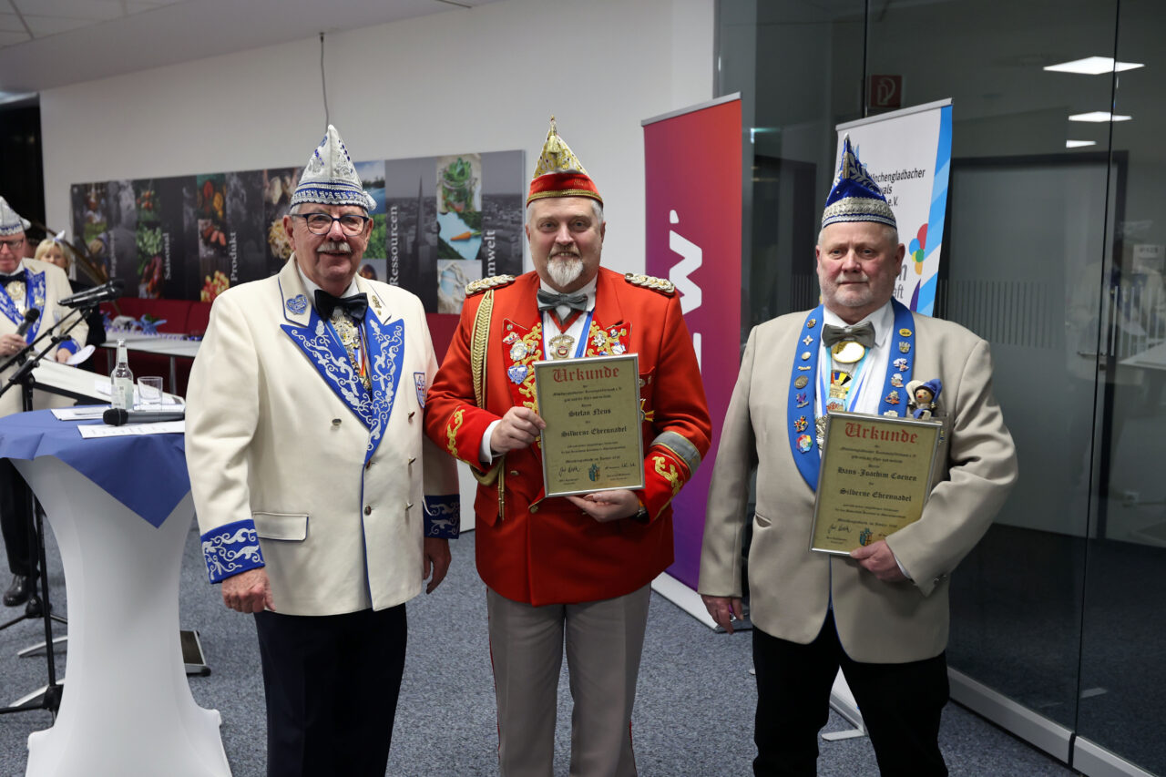 MKV-Ehrenabend v.li.: Gert Kartheuser, Holger Vits, Gabi Dietschi, Axel Ladleif, Nicole Morjan, Thomas Vosswinkel